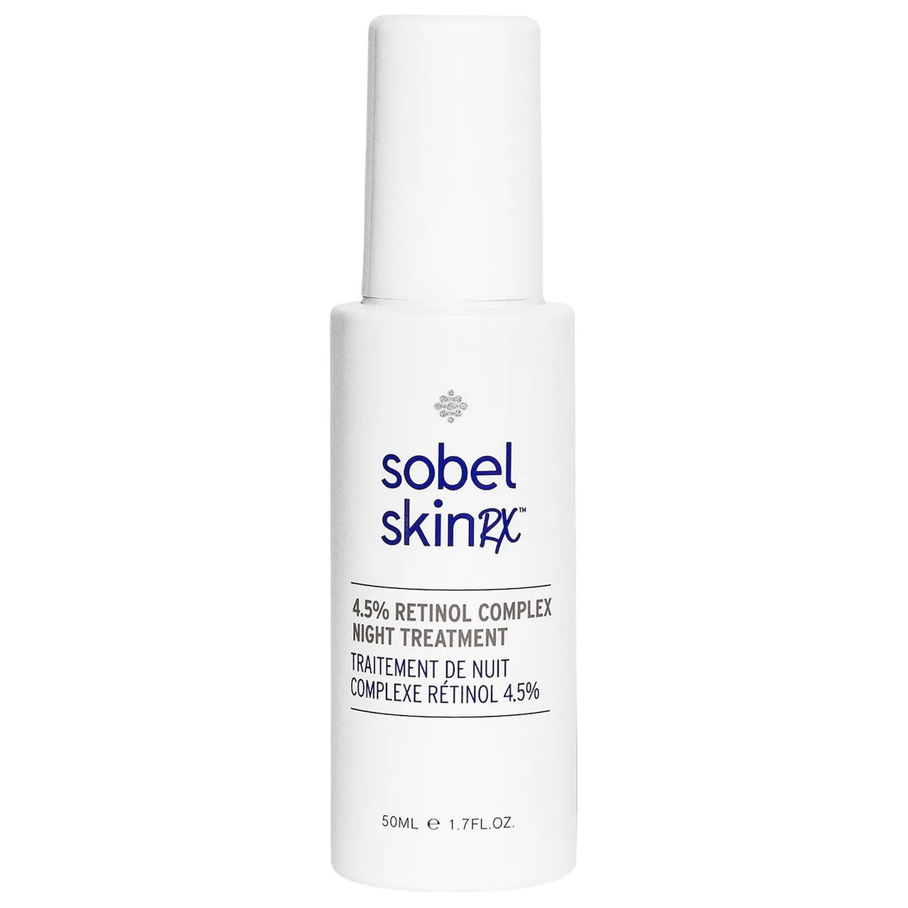Sobel Skin Rx 4.5% Retinol Night Treatment on white background