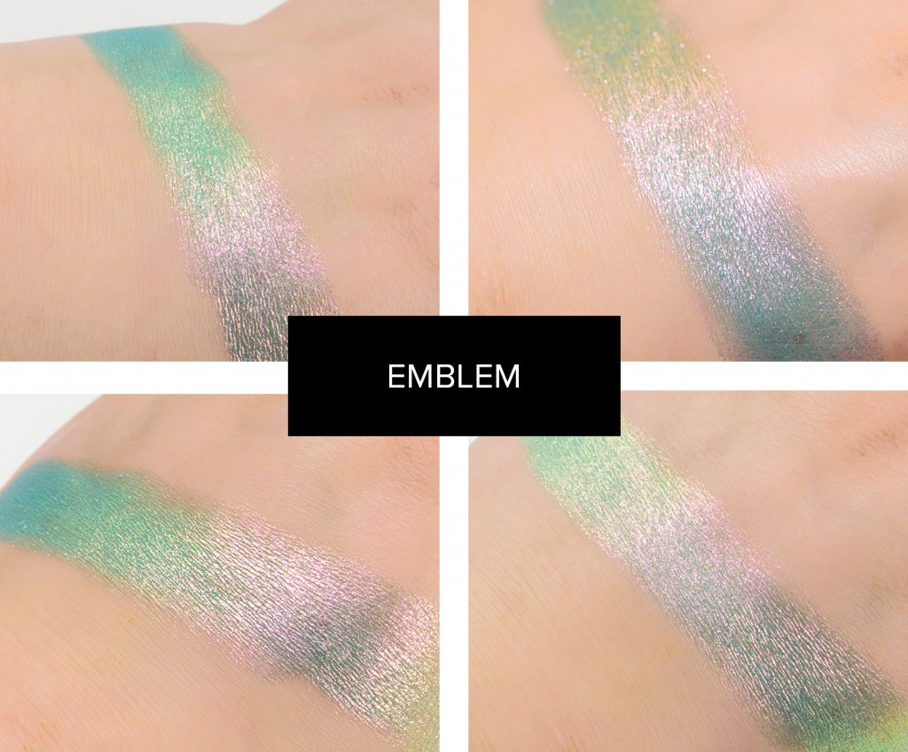 Clionadh Cinder, Emblem, Flashed Glass Electric Multichrome Eyeshadows Reviews & Swatches