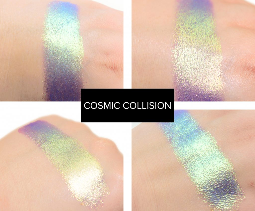Terra Moons Cosmic Collision, Atomic Division, Protostar Multichrome Eyeshadows Reviews & Swatches